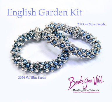english garden seeds English Garden Bracelet Bead Weaving Kit – Beads Gone Wild LLC
