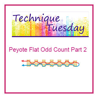 Peyote Flat Odd Count Part 2 Technique Tuesday