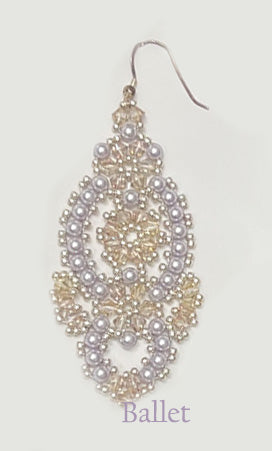 Flamenco Bead Weaving Earring Kit