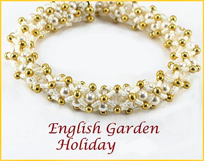 English Garden Bracelet Bead Weaving Kit