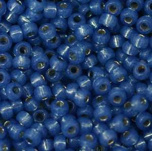 11/o Japanese Seed Bead 0588 npf Silverlined Alabaser - Beads Gone Wild
