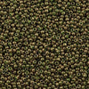 11/o Japanese Seed Bead 1702 npf Gold Marbled - Beads Gone Wild
