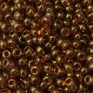 15/O Japanese Seed Beads Gold Luster 318D - Beads Gone Wild
