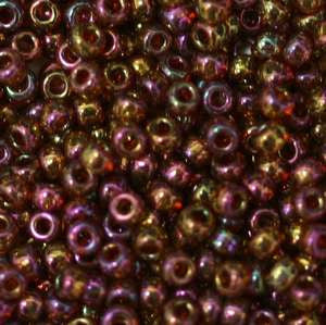 15/O Japanese Seed Beads Gold Luster 318L - Beads Gone Wild
