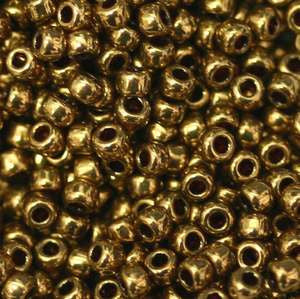 8/O Japanese Seed Beads Metallic 457L - Beads Gone Wild
