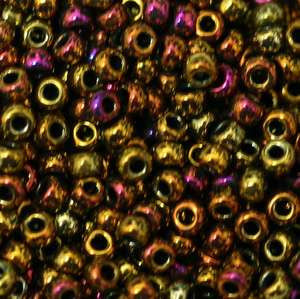 8/O Japanese Seed Beads Metallic 462D - Beads Gone Wild
