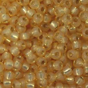 6/O Japanese Seed Beads Alabaster Silverlined 578 npf - Beads Gone Wild
