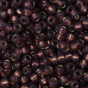 6/O Japanese Seed Beads Alabaster Silverlined 581B npf - Beads Gone Wild
