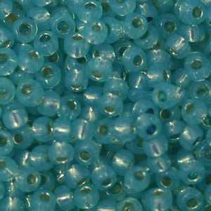 6/O Japanese Seed Beads Alabaster Silverlined 587A npf - Beads Gone Wild
