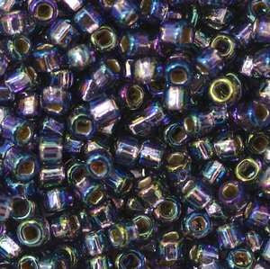 15/O Japanese Seed Beads Silverlined Rainbow 639 - Beads Gone Wild
