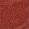 10/o Delica DBM 0043 Silver Lined Red / Orange - Beads Gone Wild