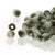 2mm Fire Polish Chalk White Valentinite Matted 150 beads - Beads Gone Wild
