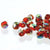 2mm Fire Polish Siam Vitrail 150 beads - Beads Gone Wild
