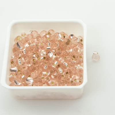 Tiny Drops Miyuki 3" s/l lt blush - Beads Gone Wild