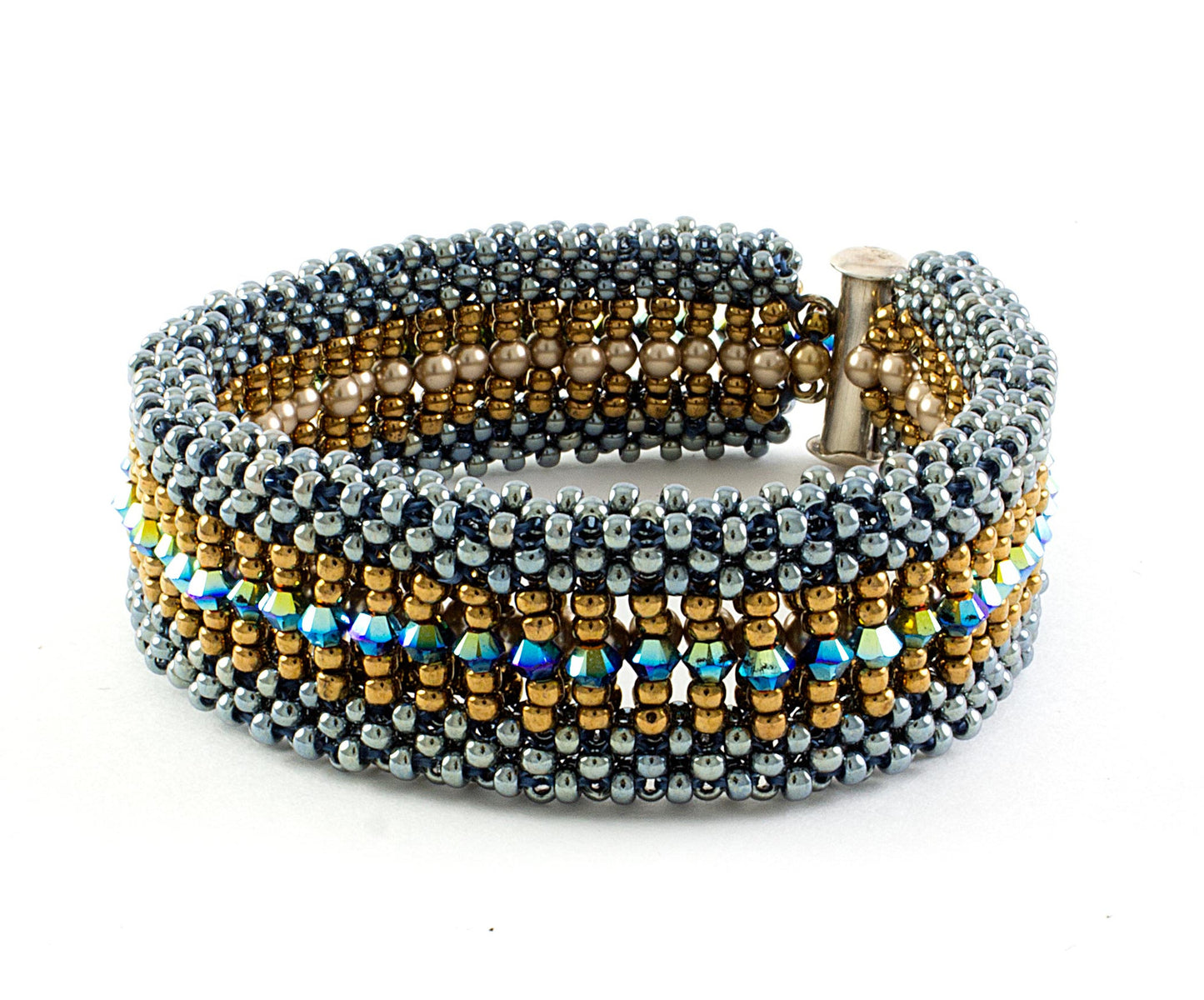 Reversible Cubic Right Angle Weave Bracelet Bead Weaving Kit - Beads Gone Wild
- 1