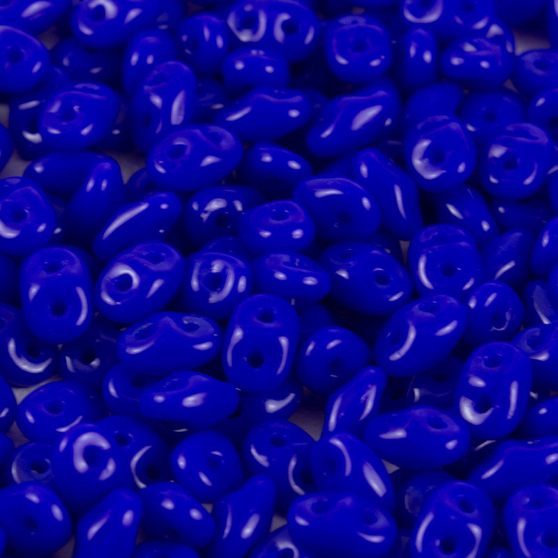 Super Duo Blue 2.5x5mm - Beads Gone Wild
