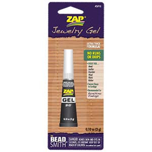 Zap Jewelry Super Glue 0.10oz(3grams) - Beads Gone Wild
