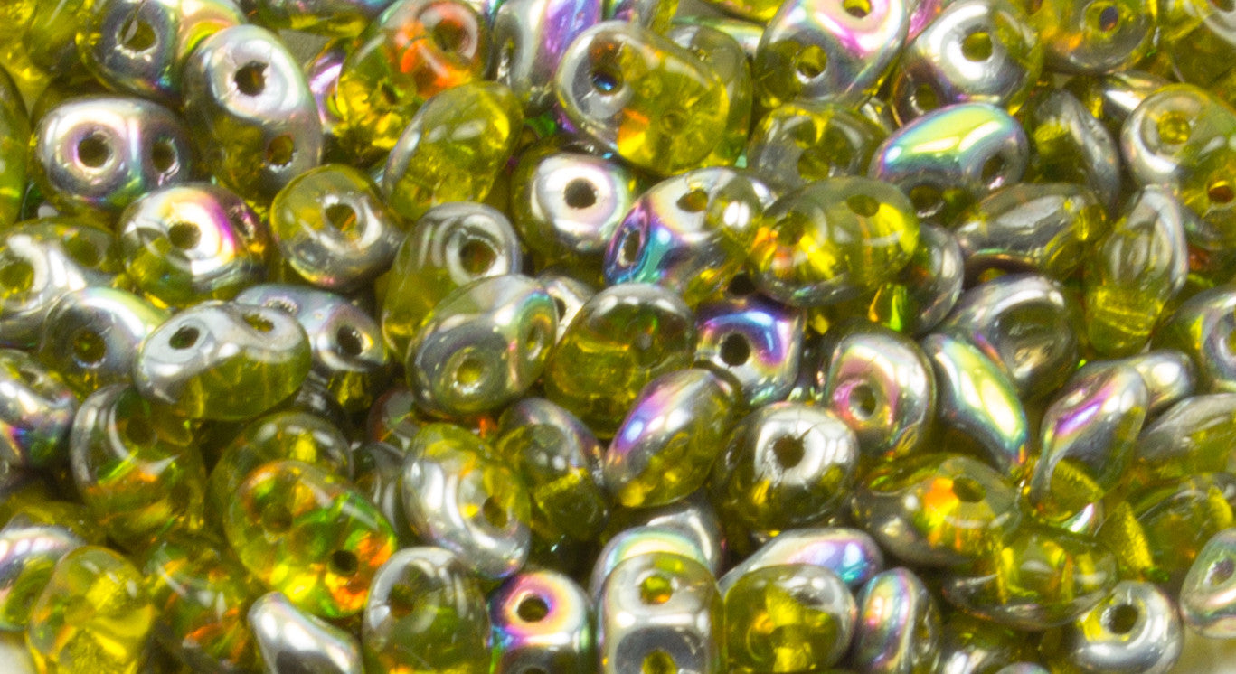 Super Duo Jonquil - Vitral 2.5x5mm - Beads Gone Wild
