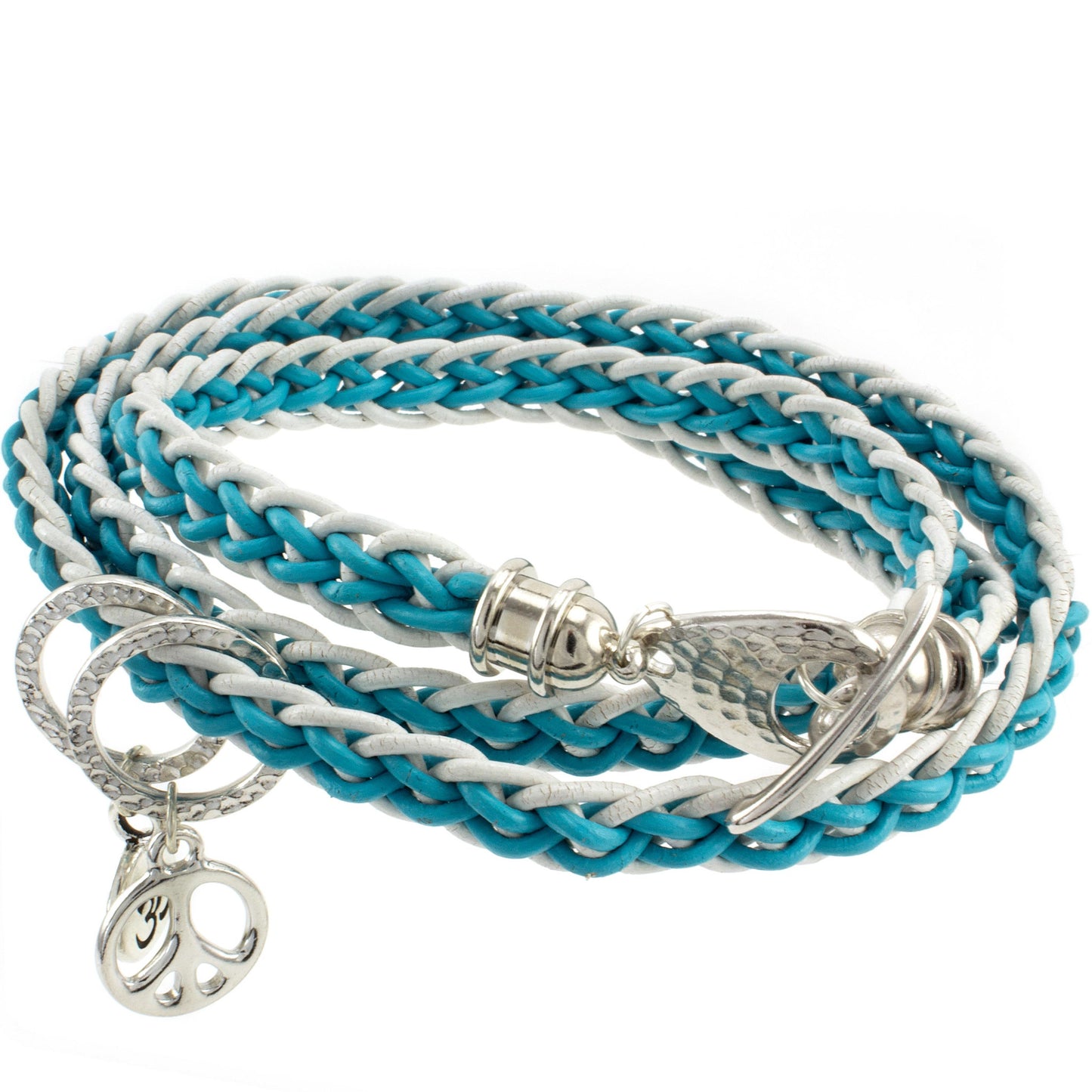 Kumihimo Flat Leather Bracelet Bead Weaving Kit - Beads Gone Wild