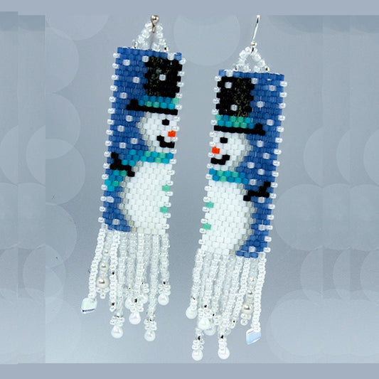 Snowman 2020 Beaded Earring Kit