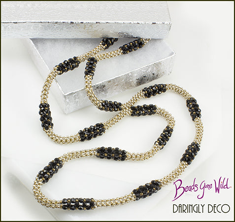 Daringly Deco Bead Weaving Rope Necklace Kit
