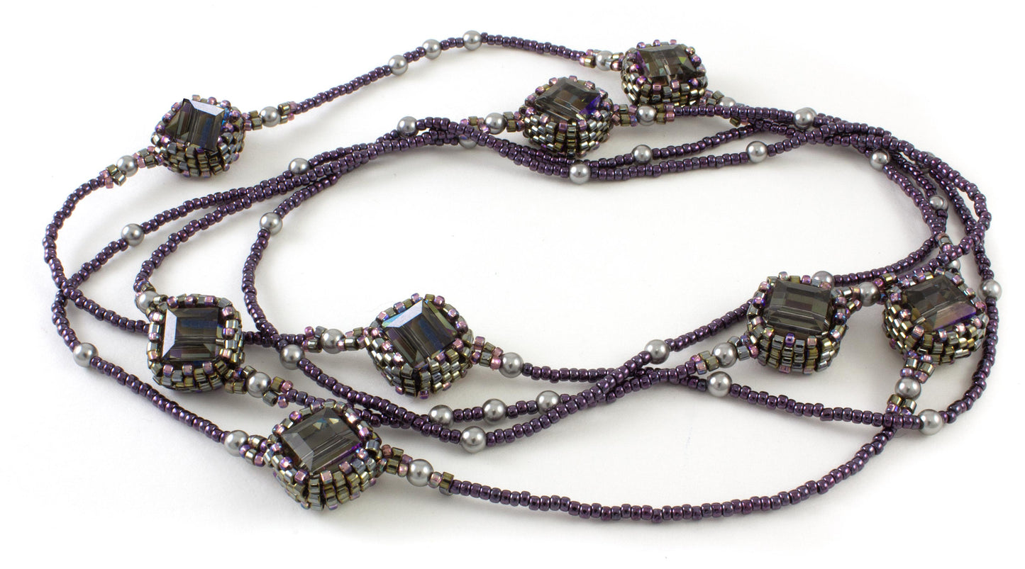 Crystal Station Break Necklace Bead Weaving Kit