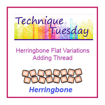 Herringbone Flatt Variations Adding Thread Technique Tuesday