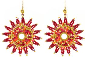 Sunburst Earrings Bead Weaving Kit