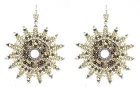 Sunburst Earrings Bead Weaving Kit