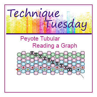 Peyote Tubular Reading a Graph Technique Tuesday