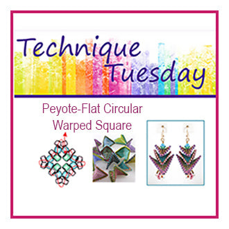 Peyote Flat Circular Warped Sq. Technique Tuesday