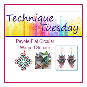 Peyote Flat Circular Warped Sq. Technique Tuesday