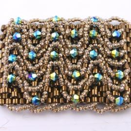 Mochaccino Bracelet Bead Weaving Kit