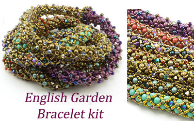 English Garden Bracelet Bead Weaving Kit