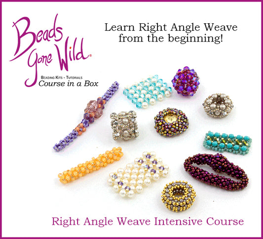 Right Angle Weave Intensive Class in a Kit