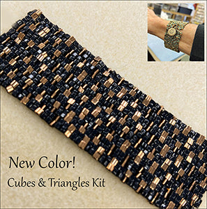 Learn a Stitch - Flat even-count Peyote Stitch Bracelet Kit