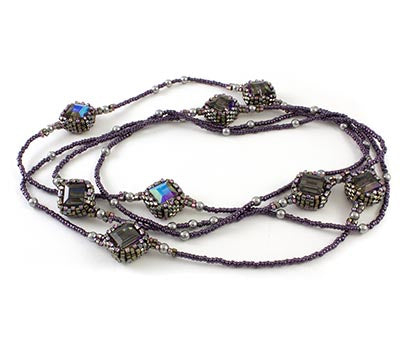 Crystal Station Break Necklace Bead Weaving Kit