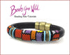 Licorice Leather Brick Stitch Bangle Bead Weaving Kit