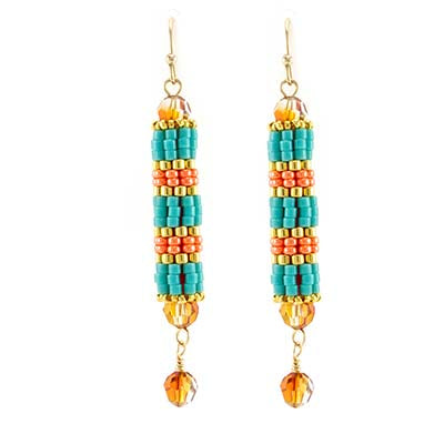 Message Keeper Earrings Bead Weaving Kit