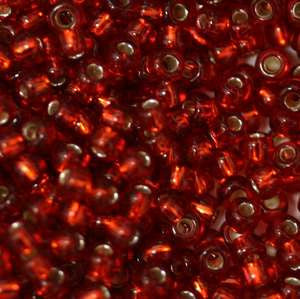 11/o Japanese Seed Bead 0042 npf Silverlined - Beads Gone Wild
