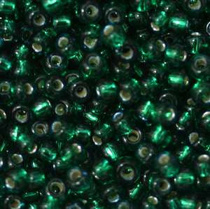 11/o Japanese Seed Bead 0050 npf Silverlined - Beads Gone Wild
