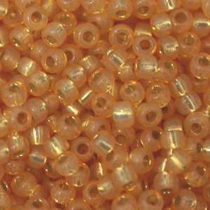 11/o Japanese Seed Bead 0552 npf Silverlined Alabaser - Beads Gone Wild
