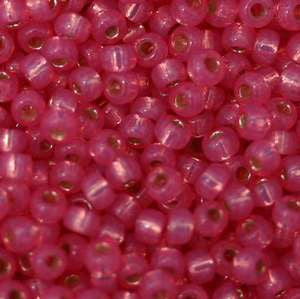 11/o Japanese Seed Bead 0556 npf Silverlined Alabaser - Beads Gone Wild
