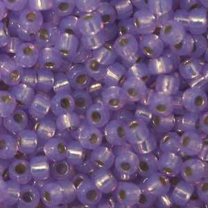 11/o Japanese Seed Bead 0574 npf Silverlined Alabaser - Beads Gone Wild

