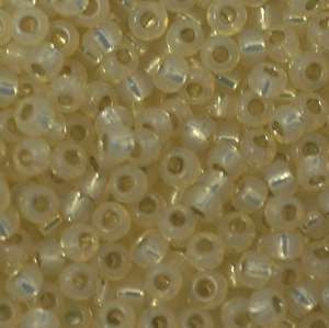 11/o Japanese Seed Bead 0577 npf Silverlined Alabaser - Beads Gone Wild
