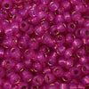11/o Japanese Seed Bead 0584A npf Silverlined Alabaser - Beads Gone Wild