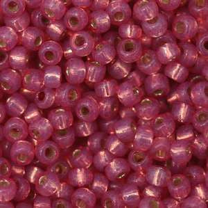 11/o Japanese Seed Bead 0585 npf Silverlined Alabaser - Beads Gone Wild
