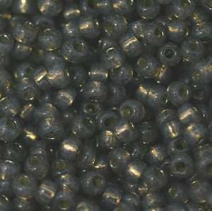 11/o Japanese Seed Bead 0590 npf Silverlined Alabaser - Beads Gone Wild
