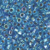 11/o Japanese Seed Bead 0632 Silverlined Rainbow - Beads Gone Wild