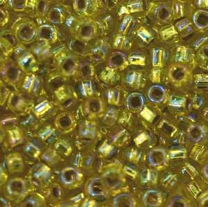 11/o Japanese Seed Bead 0636 Silverlined Rainbow - Beads Gone Wild
